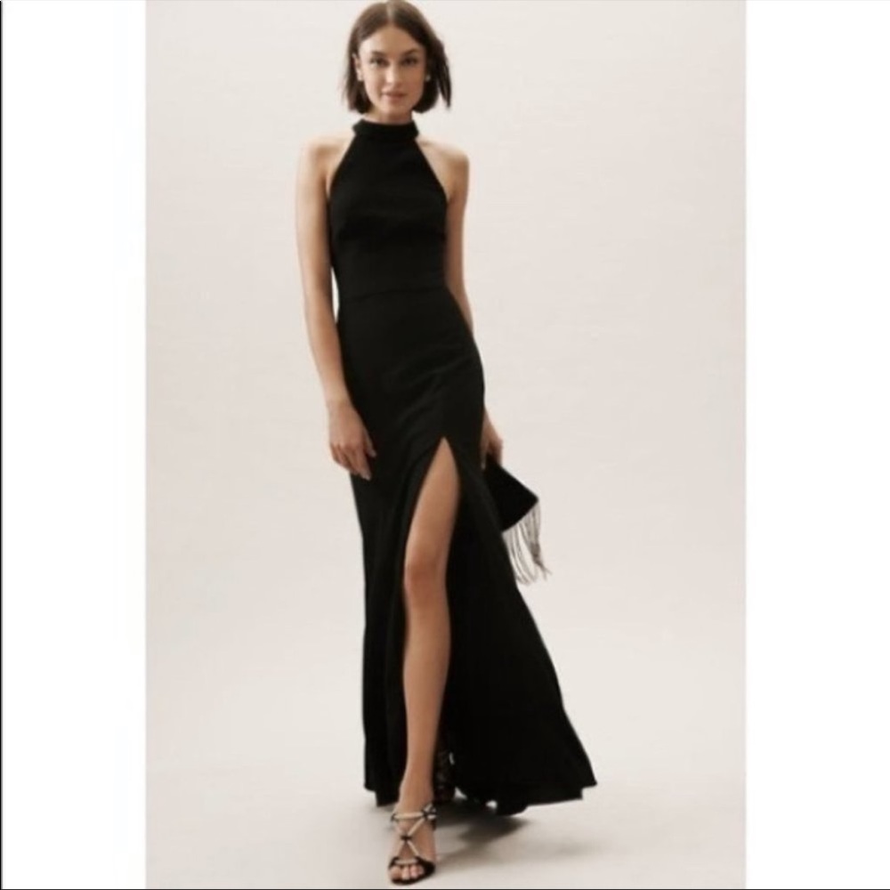 BHLDN Montreal Crepe Maxi Dress Black